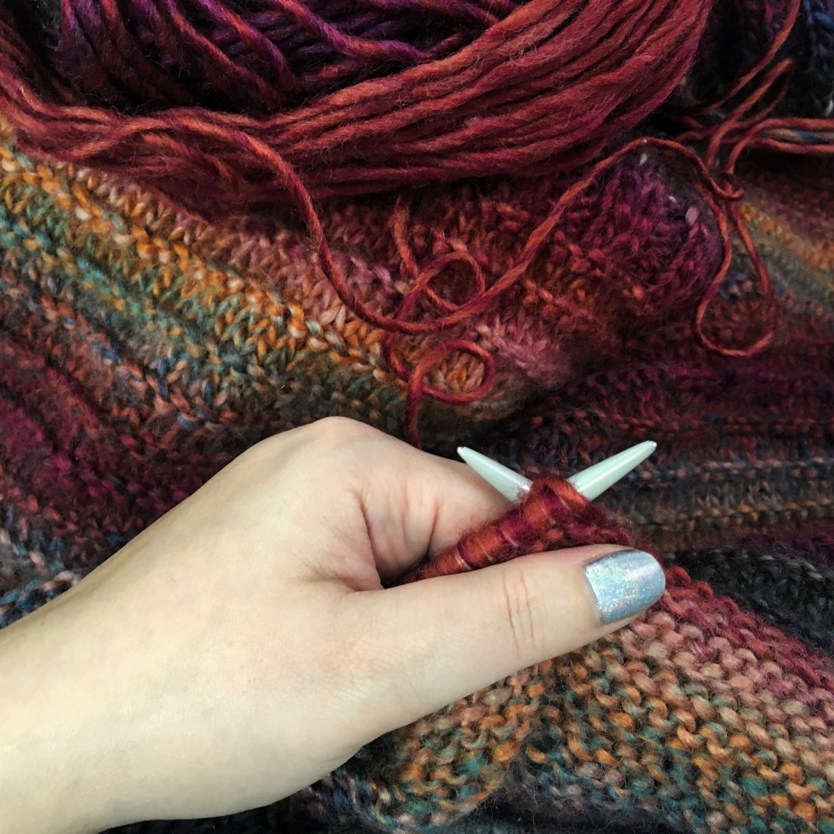 First try to knit in many years